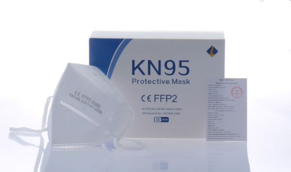 Zertifizierte Atemschutzmasken KN95 mit OQC Pass 003 des Standards KN95 im Paket von 50 Stück